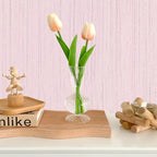 Pink Grasscloth Peel and Stick Wallpaper Vintage Texture Removable Waterproof - Image 9