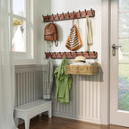 SKOLOO Rustic Large Wall Mounted Coat Rack-38.6'' Long Coat Rack - Image 3