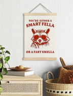 Foritho Funny Raccoon Meme Wall Art Poster Framed, Retro Sarcastic Trash Panda - Image 2