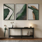 Large Framed Modern Abstract Wall Art - Image 3