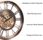 CLXEAST 21 Inch Large Roman Numeral Wall Clock - Image 2