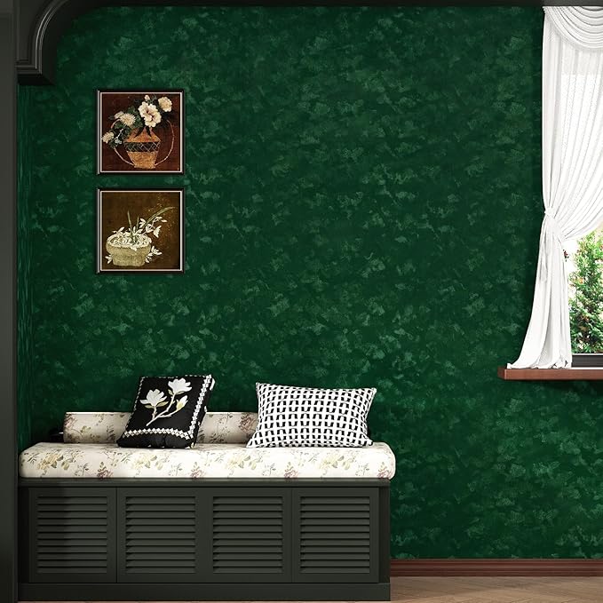 Wallercity Emerald Green Velvet Wallpaper - Image 6