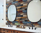 FLFK Wood Bricks Wallpaper Peel and Stick Removable Vintage Wallpaper 16" x - Image 5