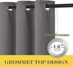 NICETOWN Bedroom Blackout Curtain Panel - Image 3