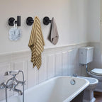 Bathroom Robe Towel Hooks Coat Matte Black Wall Hook Stainless Steel Heavy Duty - Image 6