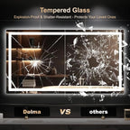 Delma LED Bathroom Mirror with Lights, 30x55 Vanity Mirror - Image 5