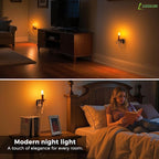 L LOHAS LED Candle Night Light, Night Lights Plug into Wall, LED Candle Night - Image 5
