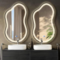 Dorlicecass Irregular Led Bathroom Mirror- Black 26"x46" Single Piece Vanity by Dorlicecass