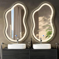 Dorlicecass Irregular Led Bathroom Mirror- Black 24"x36" Single Piece Vanity by Dorlicecass