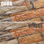 Colarr 60 Pcs 58 Sq ft 3D Wall Panels Peel and Stick Faux Foam 3D Brick - Image 4