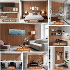 Wood Veneer Sound Panels, 10 Pack 47.2”x23.6” Wall Panels, Decorative Acoustic - Image 7
