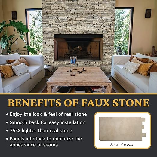 AZ Faux High-Density Polyurethane Faux Stone Wall Covering Panels - Image 4