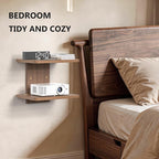 WALI Floating TV Shelf, 2 Tier Projector Shelf - Image 6