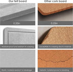 Lightomorrow Bulletin Board, 35 x 17 1/2 inches Felt Board - Image 6