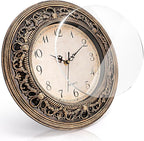 Pumtus Plastic Silent Wall Clock, 13 Inch Vintage Battery Operated Wall Clocks - Image 5