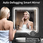 LED Bathroom Mirrors 32"x32" Bathroom Mirror - Image 3