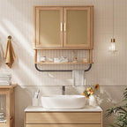 INNOD Rattan Bathroom Wall Cabinet - Image 6
