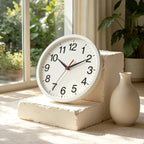 Rohioue Wall Clock Modern 8 Inch Battery Operated Silent Non Ticking Small - Image 8