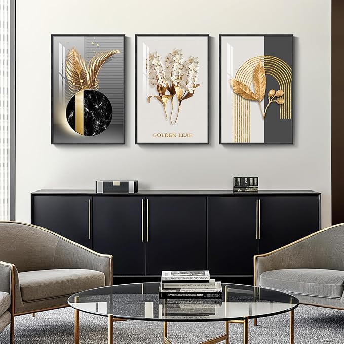 Large Framed Modern Luxury Wall Art - Image 4