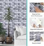 Commomy 3D Faux Brick Wall Panels Peel and Stick - Image 5