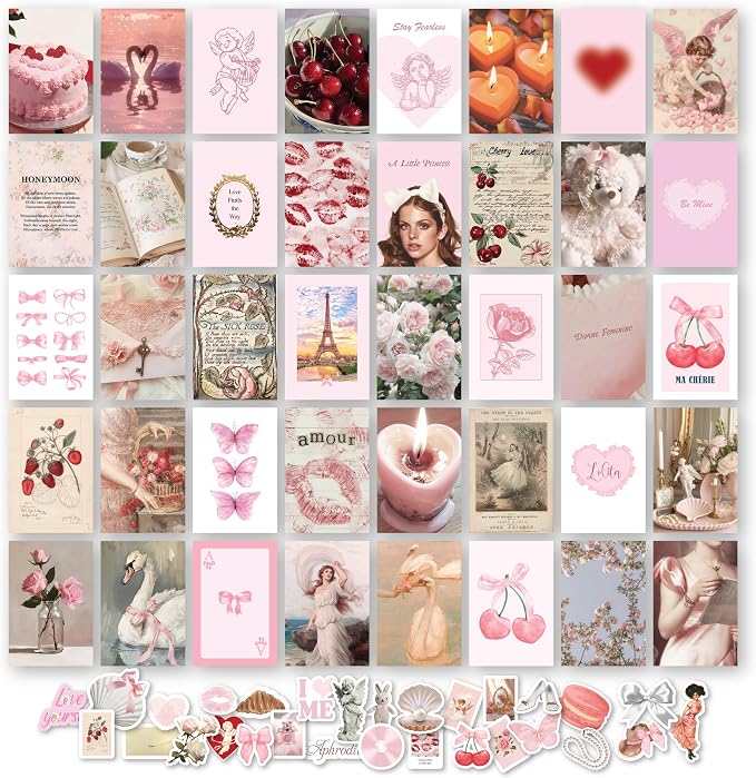 97 Decor Pink Coquette Room Decor Aesthetic by 97Decor