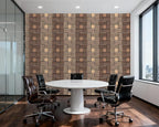 WoveN SounD Artisan Acoustic Wall Panels, 16 Pack 12x12 Inch, PVC Wood Grain - Image 9