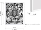 Poster Master Vintage Tiger Face Print - Image 3