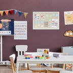 DAHAPYBOO Cork Board with Linen White 2Pack, Bulletin Board 23"x17" Hanging - Image 7