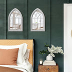 ZEXUIRU 2 Set. Rustic Wall Mirrors - Image 2