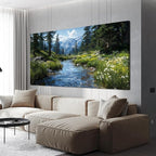Large Canvas Wall Art Decor Artwork by TAIJXAGSG