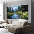 Large Canvas Wall Art Decor Nature Landscape Wall Art Prints Artwork by TAIJXAGSG