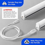 Barrina T5 LED Shop Light 2FT, Utility Shop Lights, Ceiling and Under Cabinet - Image 3