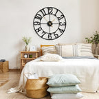 LEIKE 31 Inch Extra Large Wall Clock, Retro Decorative Oversized Silent Little - Image 7