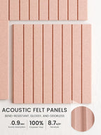 Bumusty Large Cork Board Alternative-48 x 36" Felt Bulletin Board Tiles - Image 3