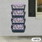 Vertical Wall Planter with 16 Pots, Hanging Garden Plant Flowerpot Holder - Image 7