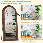ZHUNFA External Three-Layer Arched Full Length Mirror - Image 3