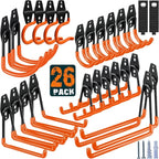 HUPBIPY 26 Pack Garage Hooks Heavy Duty Utility Steel by HUPBIPY