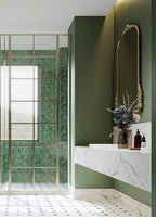 Dimoon 118''x15.7'' Green Skin Peel and Stick Wallpaper Contact Paper Modern - Image 3