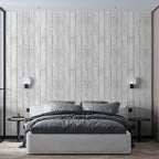 White Grey Wood Paper 17.71 in X 205 in Self-Adhesive Removable Peel and Stick - Image 3