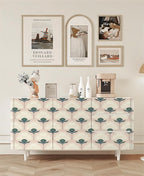 CiCiwind Vintage Wallpaper Peel and Stick Botanical Contact Paper Boho Wall - Image 9