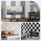 12Pack Acoustic Wall Panels, Self-Adhesive Sound Proof Foam Panels - Image 7