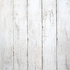 CiCiwind 393"X17.7"Wood Peel and Stick Wallpaper White Wood Wallpaper Self by CiCiwind