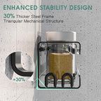 LUCYCAZ 4 Pack Wall Mounted Spice Rack - Image 3