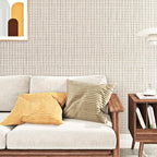 FunStick Beige Weave Grasscloth Peel and Stick Wallpaper Textured Wallpaper - Image 5