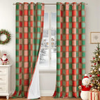 Lajode Plaid Curtains Gingham Patterned by Lajode