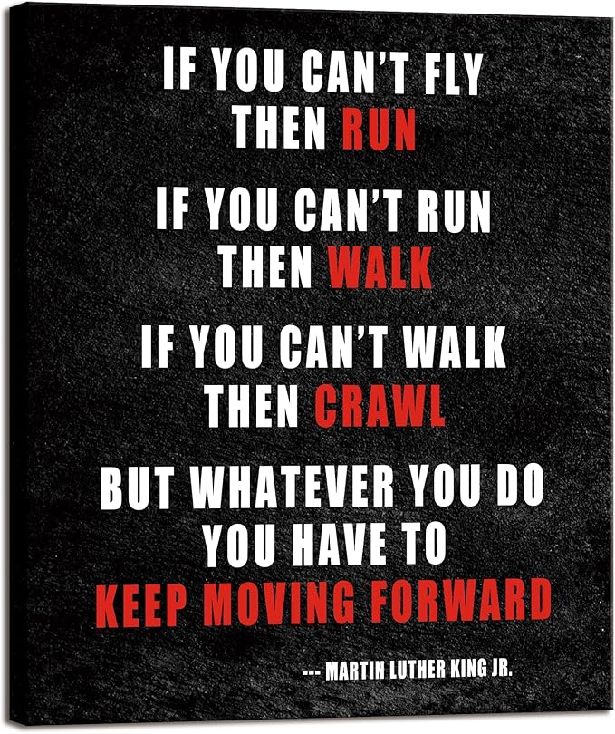 Pyradecor Keep Moving Forward Motivational Classroom Positive Quotes by Pyradecor