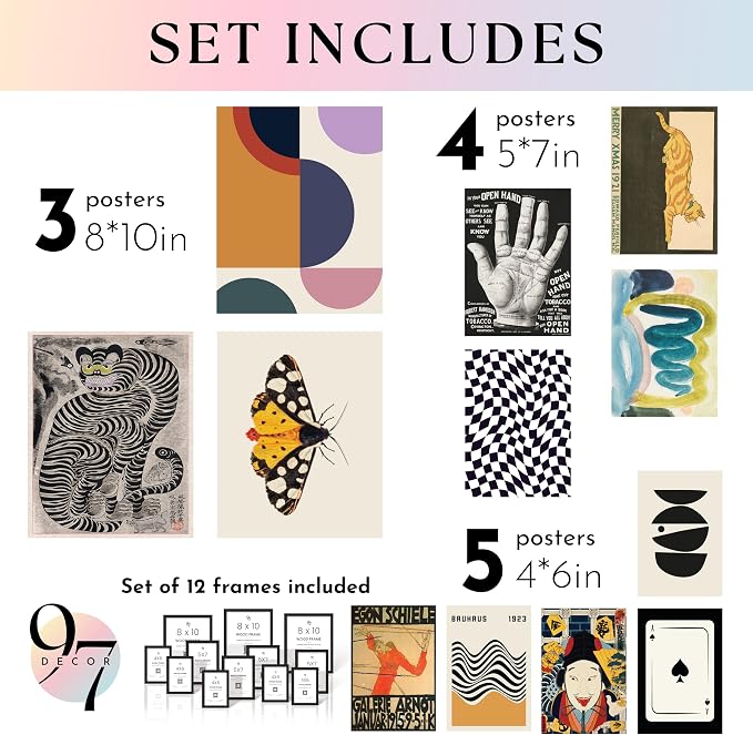 97 Decor Vintage Eclectic Wall Art Collage - Image 2