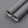 Yancorp 16"x120" Matte Dark Gray Contact Papaer Peel and Stick Wallpaper Vinyl by YancorpHomeDecor