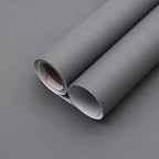 Yancorp 16"x120" Matte Dark Gray Contact Papaer Peel and Stick Wallpaper Vinyl by YancorpHomeDecor