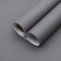 Yancorp 16"x394" Matte Dark Gray Contact Papaer Peel and Stick Wallpaper Vinyl by YancorpHomeDecor